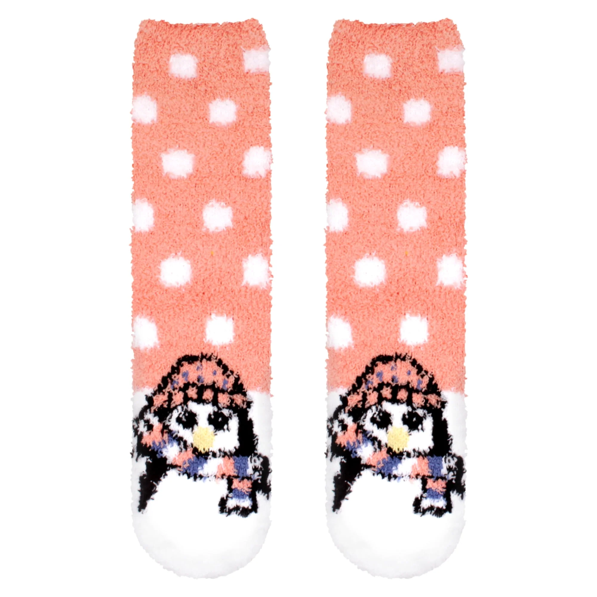 Women's Super Soft Cute Fuzzy Cozy Warm Animal Cabin Crew Socks - Image 31