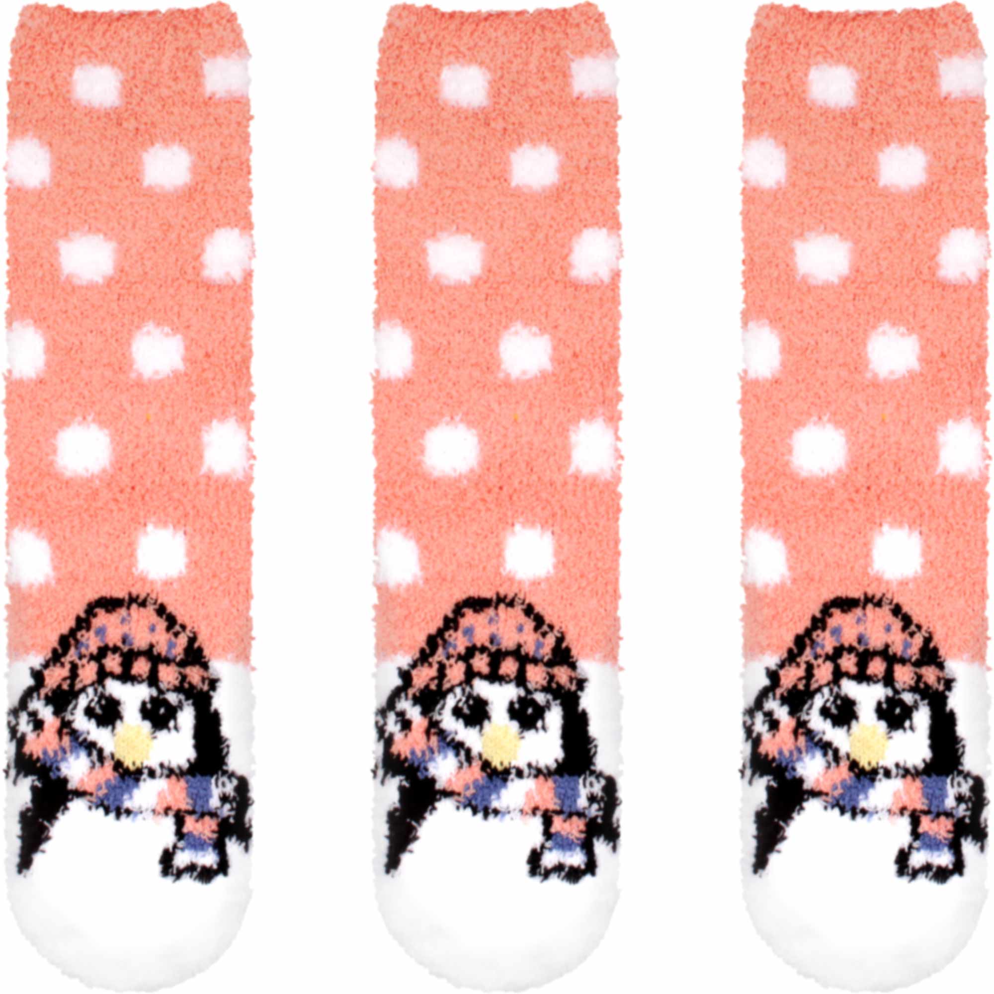 Women's Super Soft Cute Fuzzy Cozy Warm Animal Cabin Crew Socks - Image 32