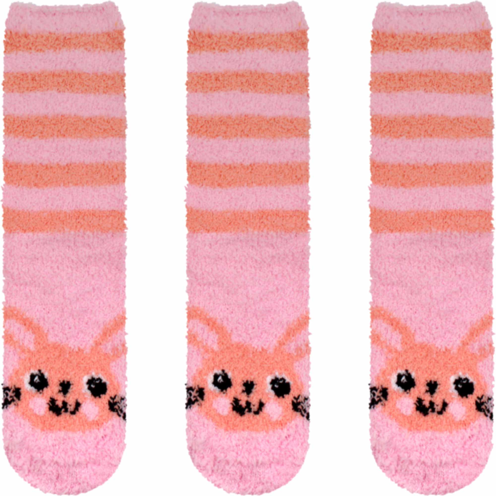 Women's Super Soft Cute Fuzzy Cozy Warm Animal Cabin Crew Socks - Image 36