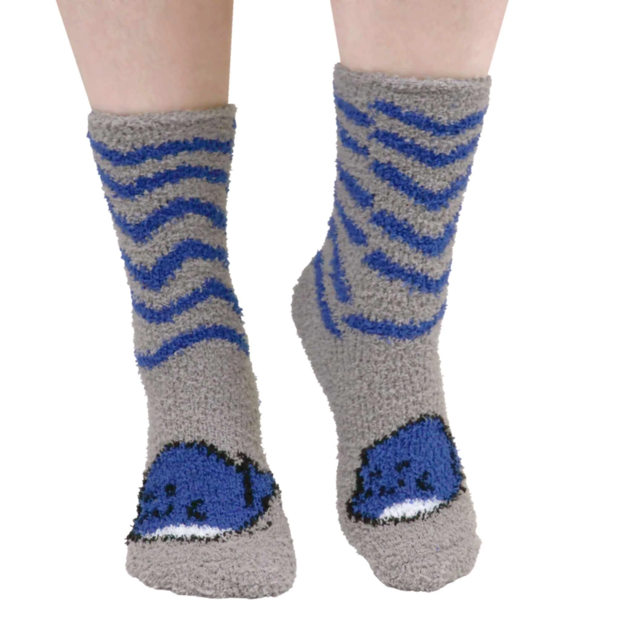 Women's Super Soft Cute Fuzzy Cozy Warm Animal Cabin Crew Socks - Image 45