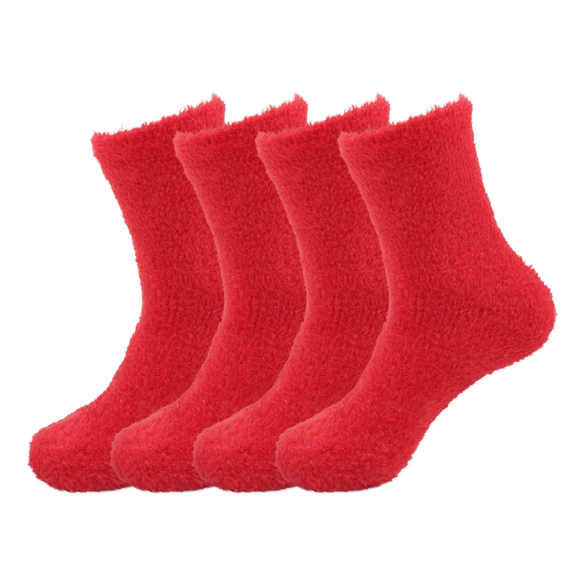 Women's Feather Light Fuzzy Socks - Image 21