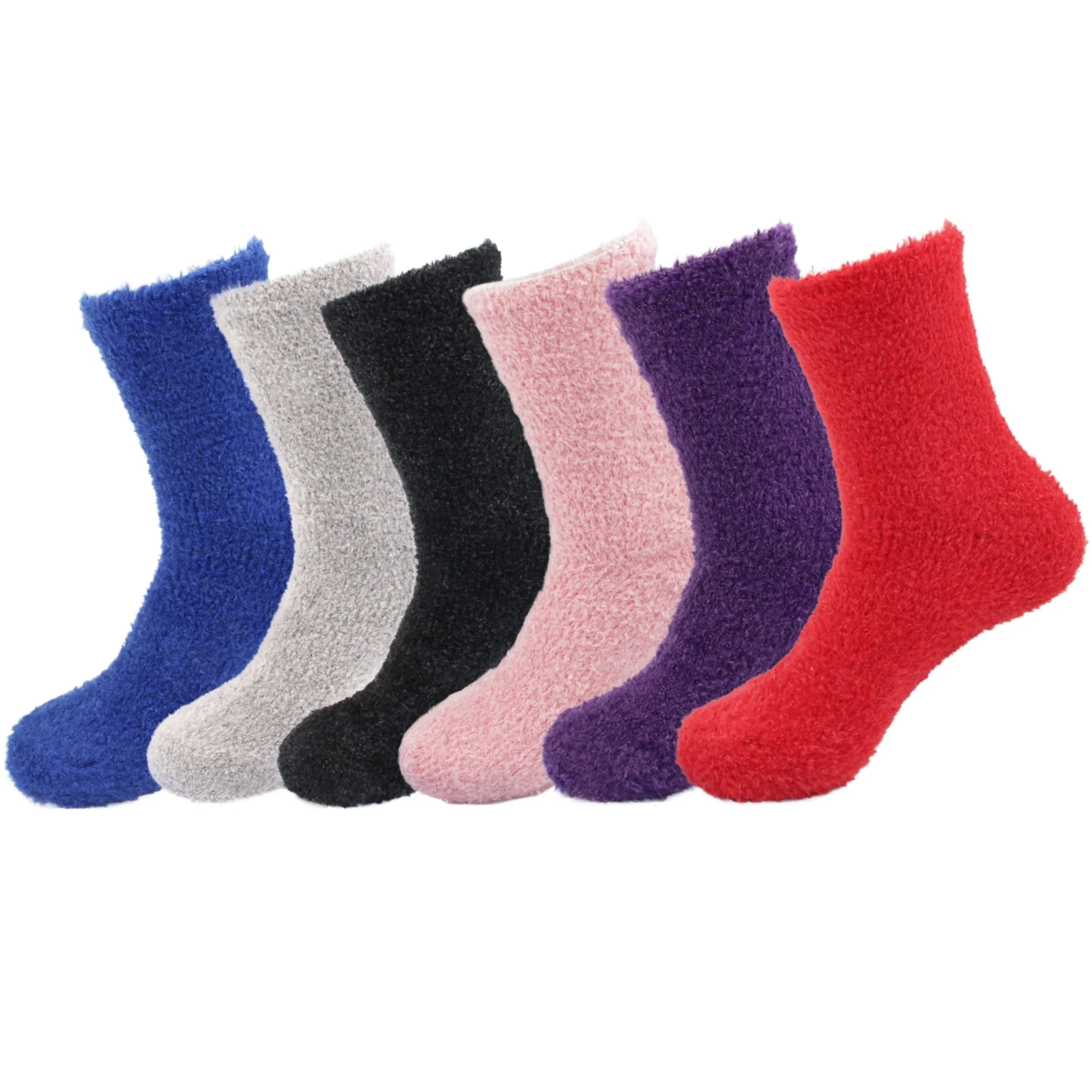 Women's Feather Light Fuzzy Socks - Image 36