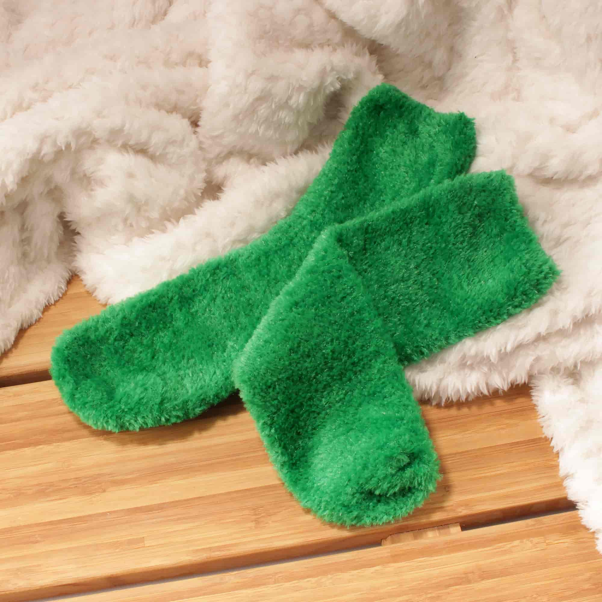 Women's Feather Light Fuzzy Socks - Image 5