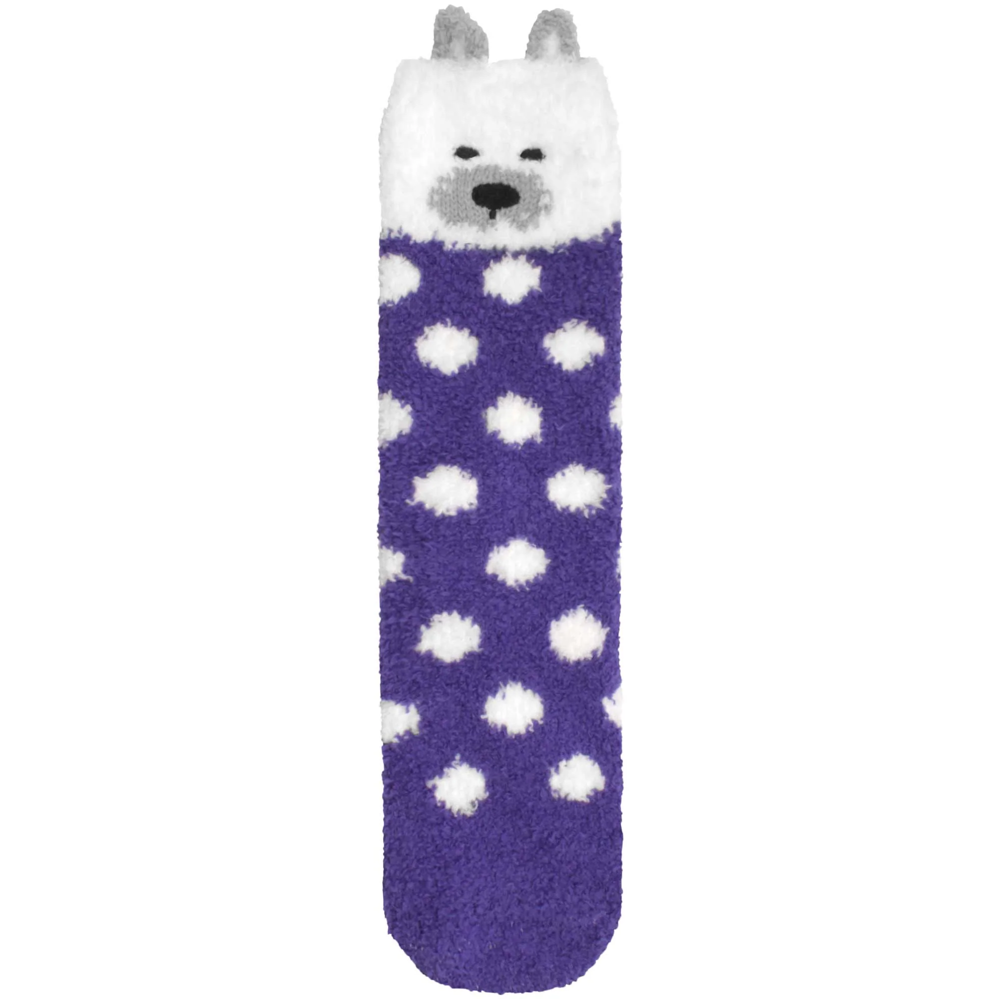 Animal Non-Slip Fuzzy Crew Socks - Image 10