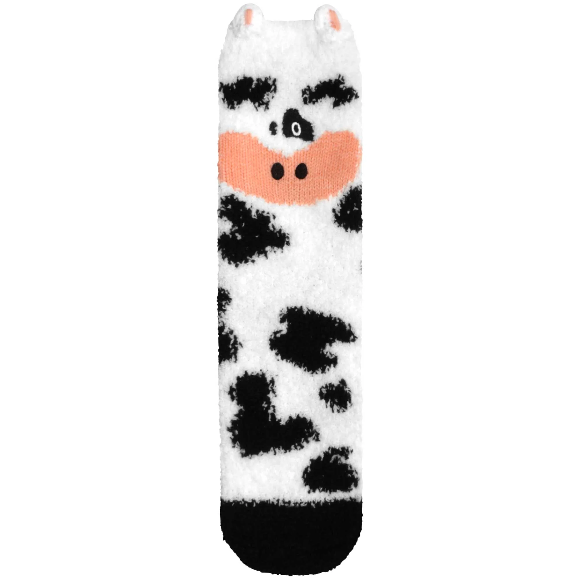 Animal Non-Slip Fuzzy Crew Socks - Image 6
