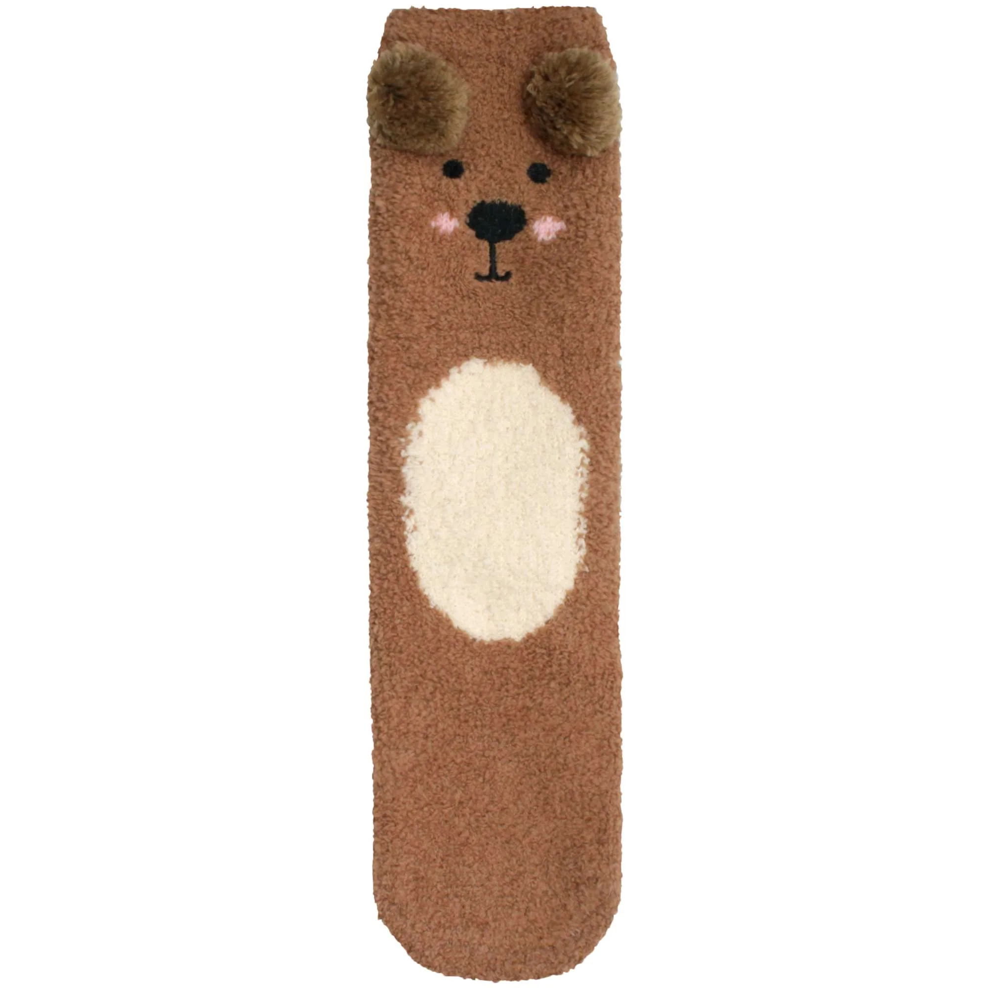 Animal Non-Slip Fuzzy Crew Socks - Image 8