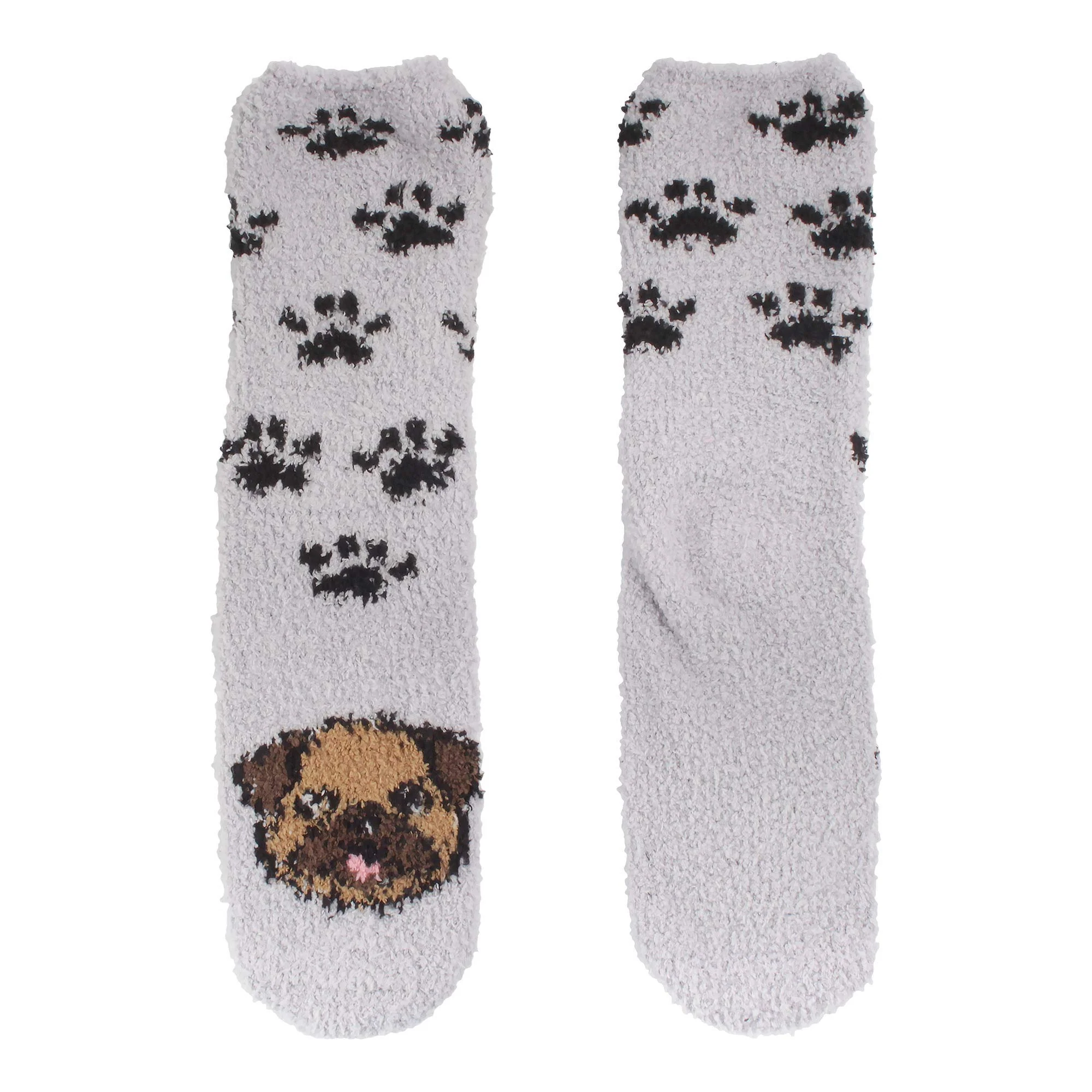 Women's Cute Fuzzy Cozy Super Warm Soft Animal Indoor Outdoor Cabin Crew Socks - Image 3