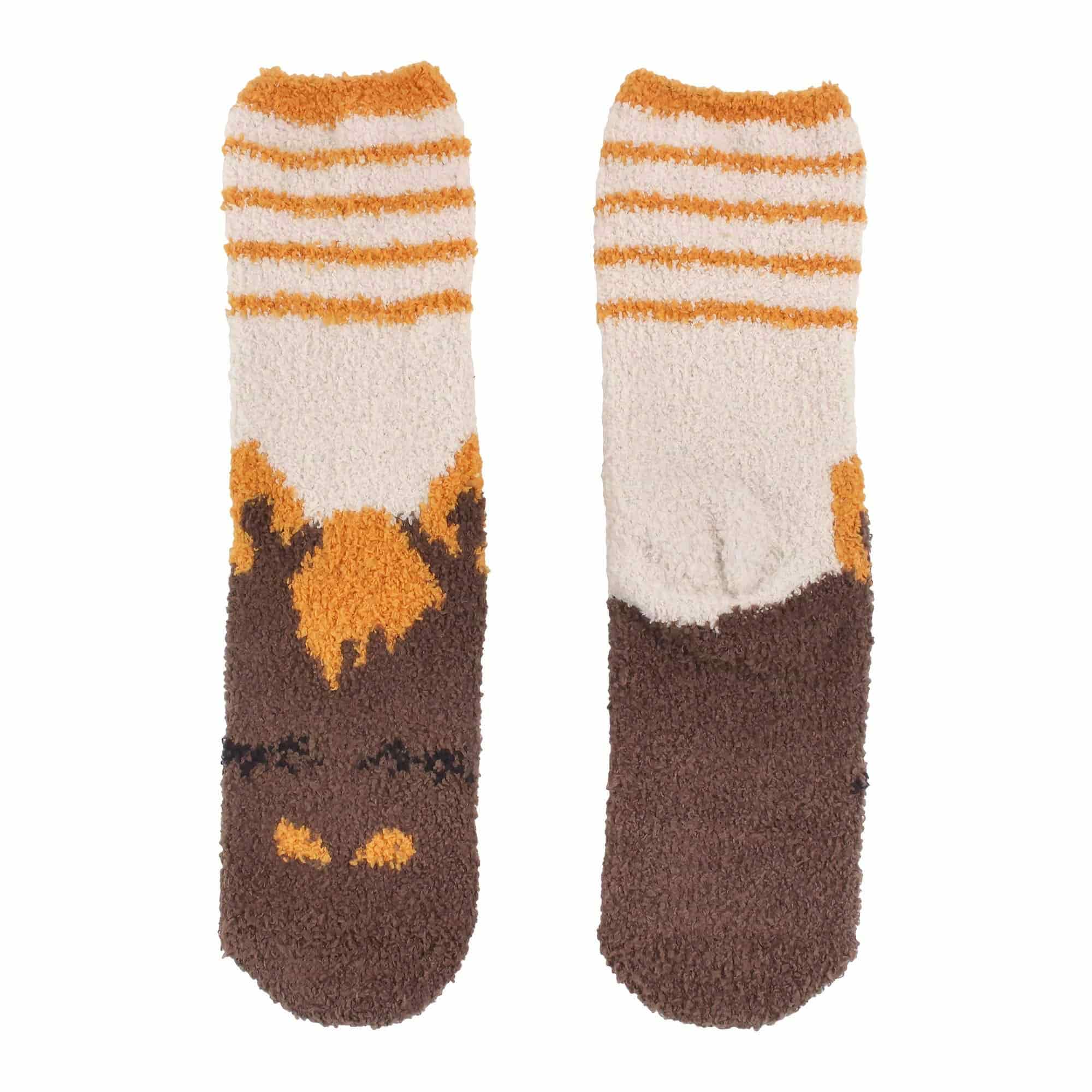 Women's Cute Fuzzy Cozy Super Warm Soft Animal Indoor Outdoor Cabin Crew Socks - Image 7
