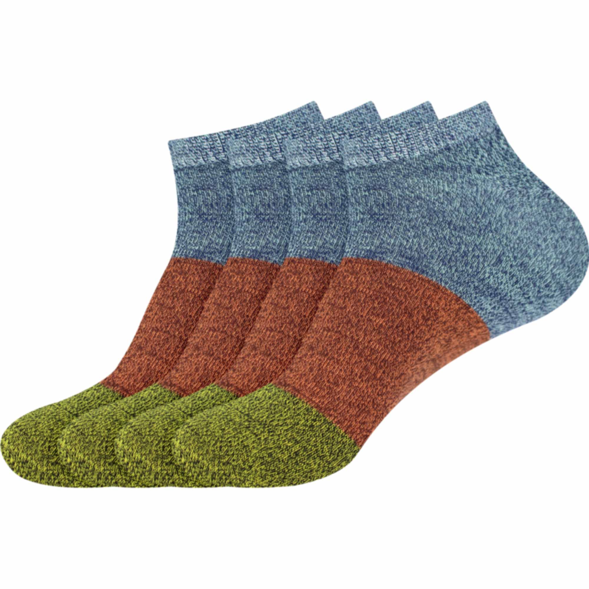 Women's Bamboo 3 Stripe Casual Ankle Socks - Image 4