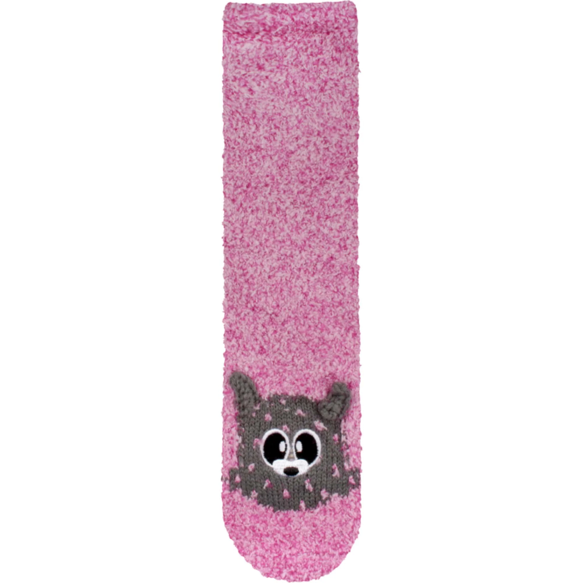 Fuzzy Animal Non-Slip Fuzzy Crew Socks - Image 18