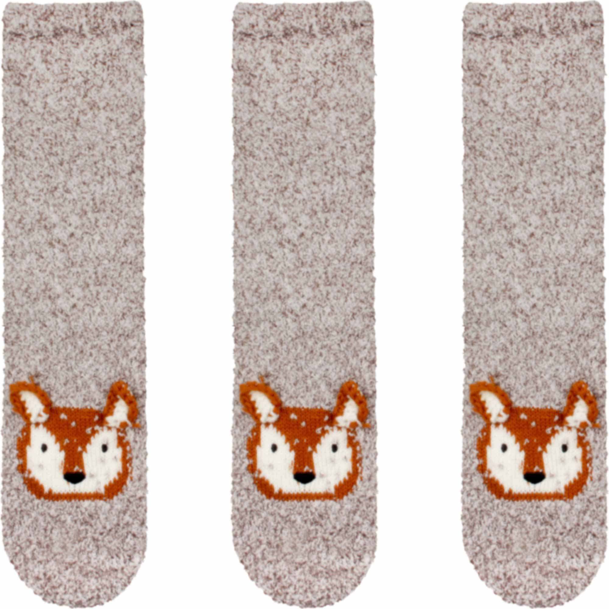 Fuzzy Animal Non-Slip Fuzzy Crew Socks - Image 37