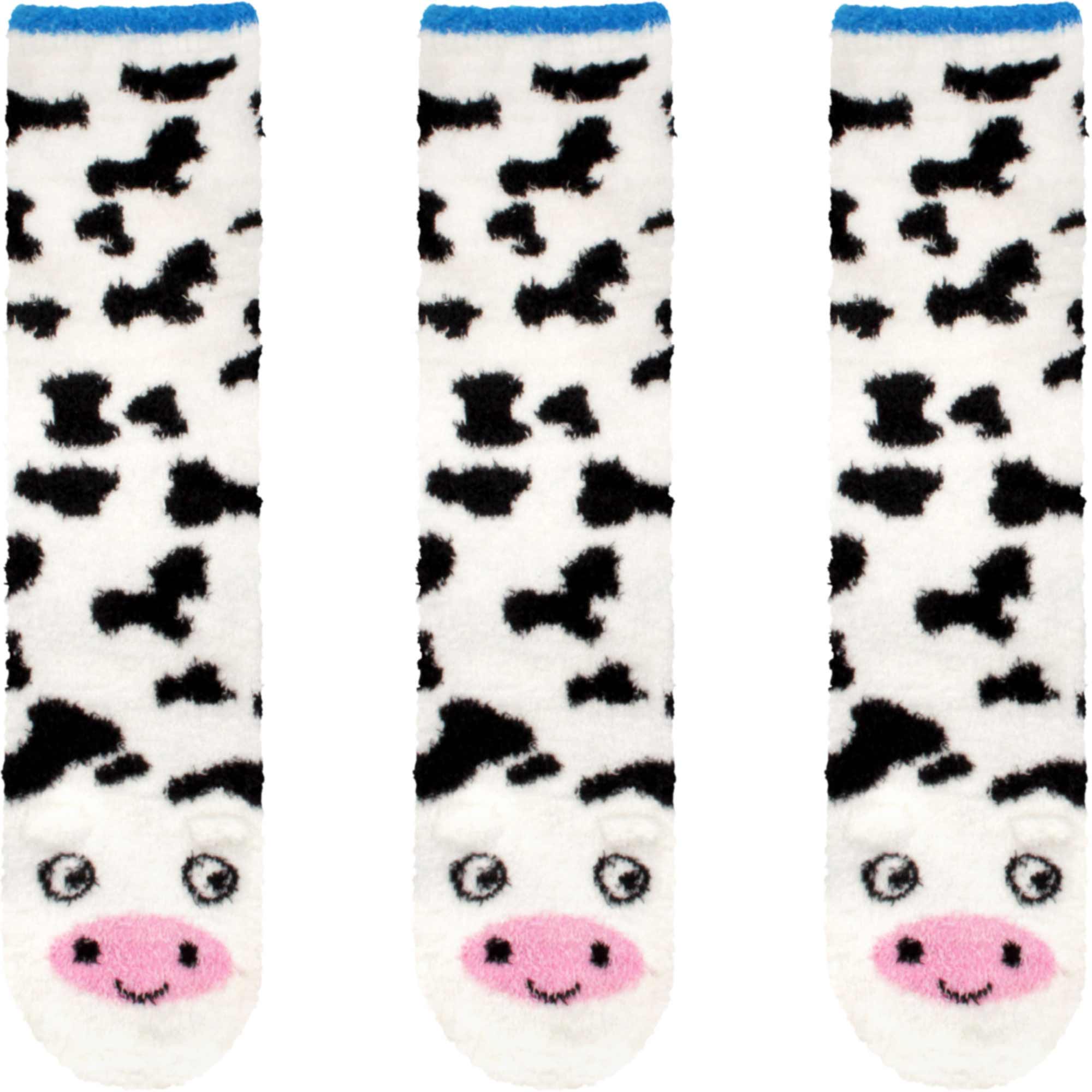 Fuzzy Animal Non-Slip Fuzzy Crew Socks - Image 45