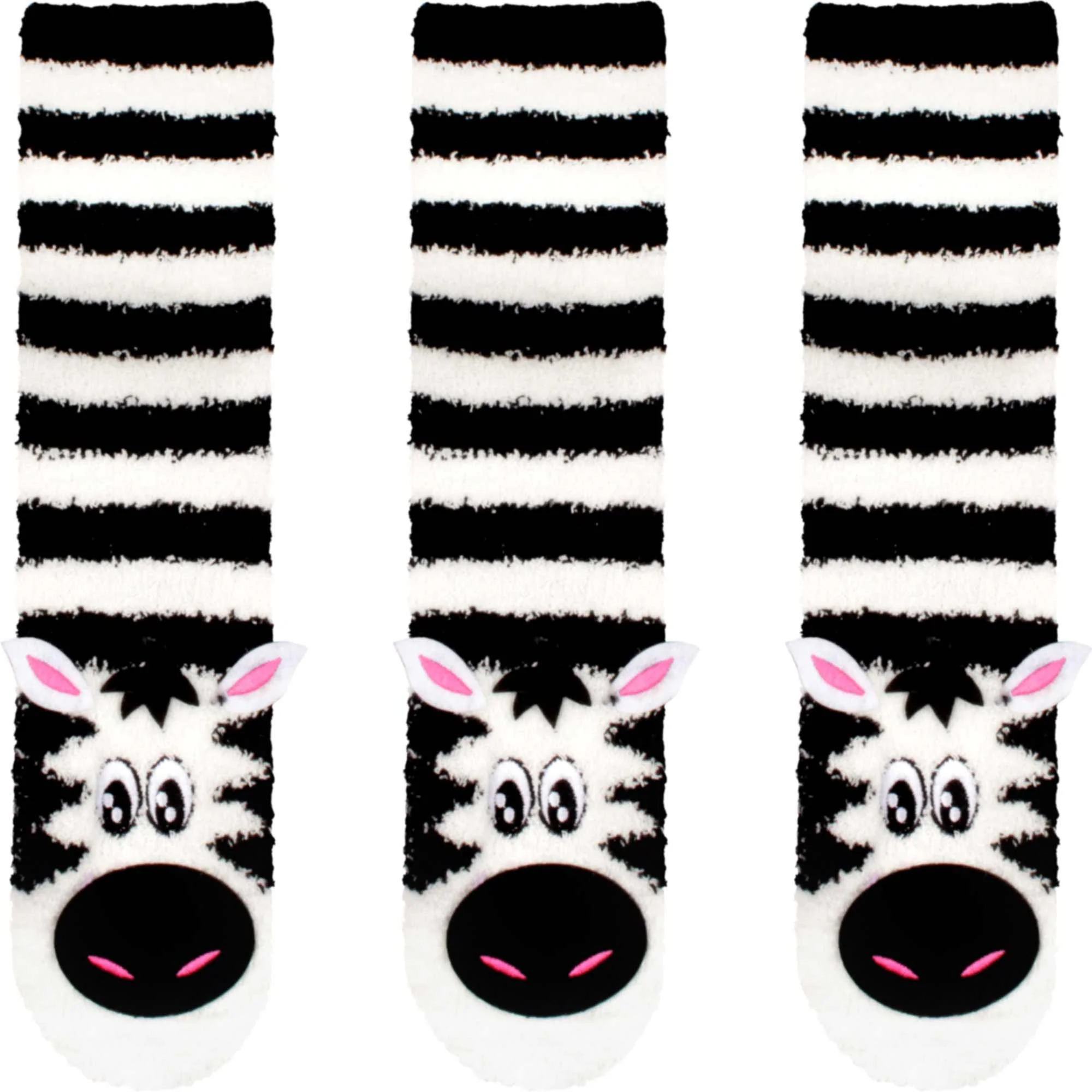 Fuzzy Animal Non-Slip Fuzzy Crew Socks - Image 52