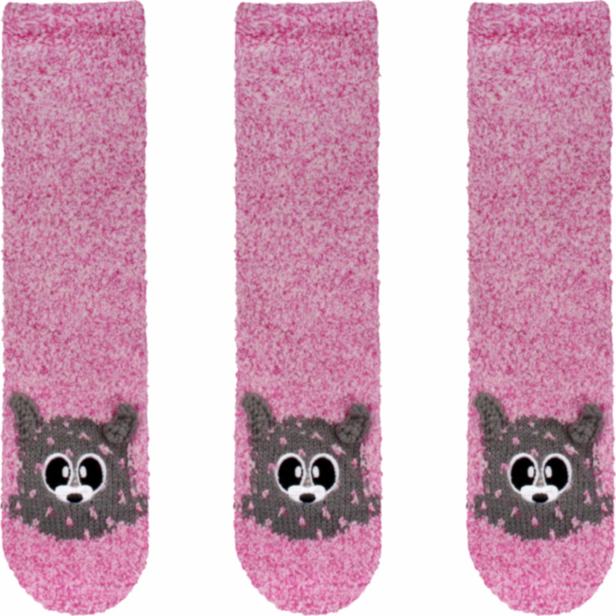 Fuzzy Animal Non-Slip Fuzzy Crew Socks - Image 62