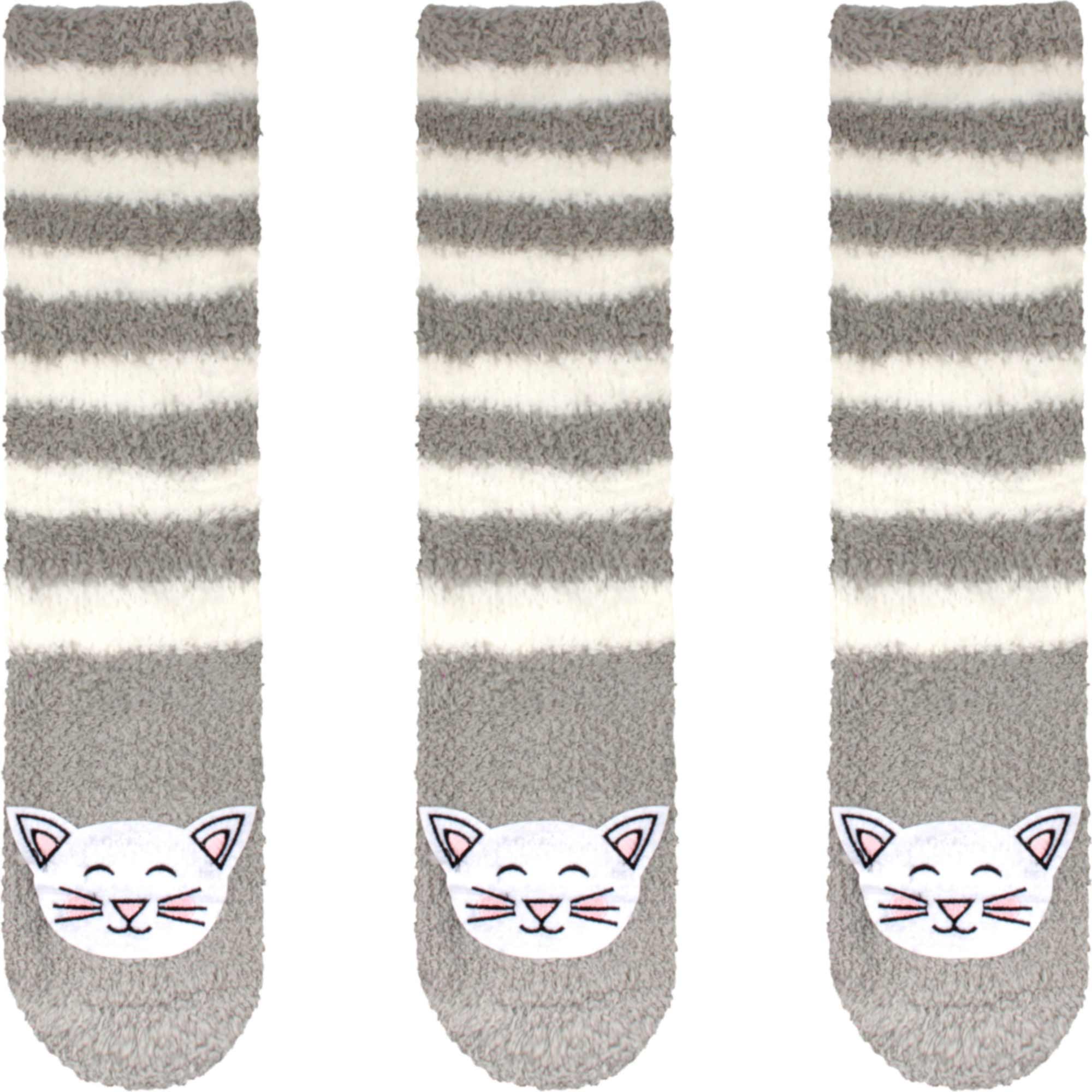 Fuzzy Animal Non-Slip Fuzzy Crew Socks - Image 70